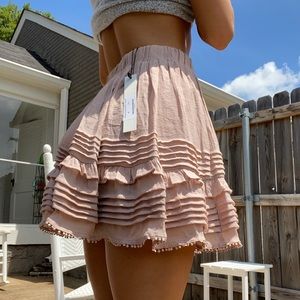 Light pink skirt. Size medium. Mustard seed brand
